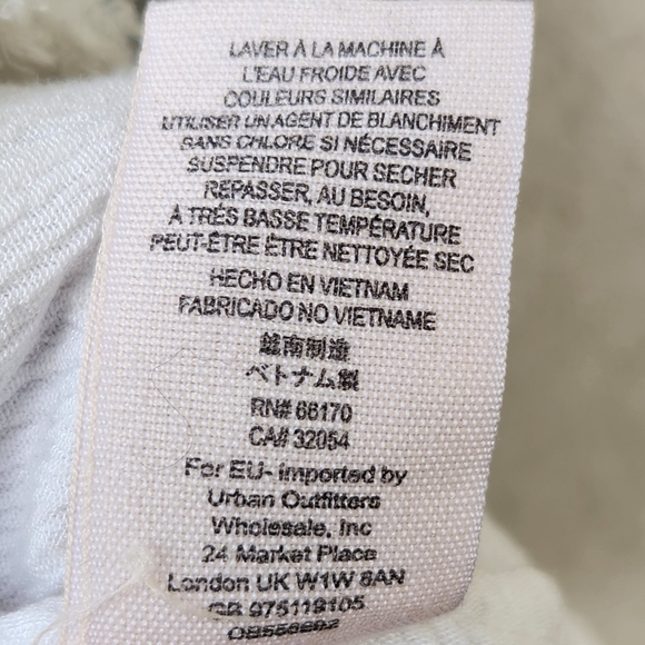 FREE PEOPLE Women's Tell Tale Small Gray Sheer Lace Tunic Whimsigoth Fairy Top - Picture 13 of 13